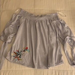 ✌🏻 donated to charity - PASSPORT OFF THE SHOULDER TOP